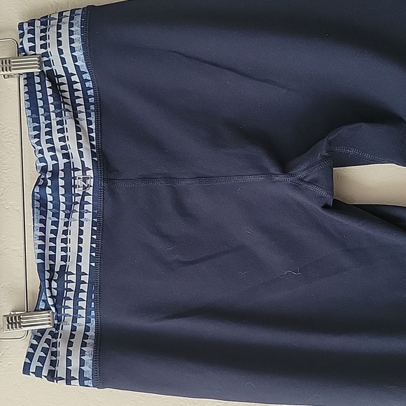 Navy blue yoga crop pants large - Picture 7 of 9